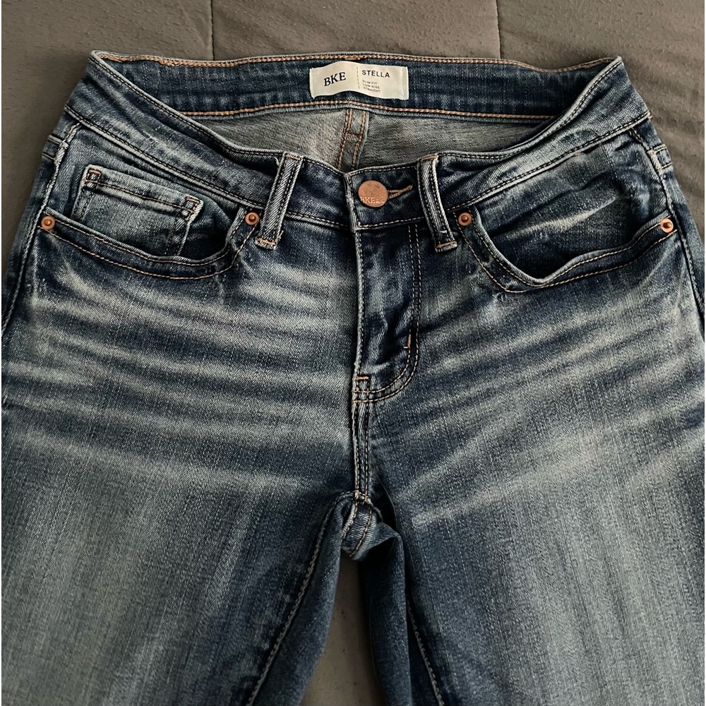 BKE Stella Slim Fit Low Rise Straight